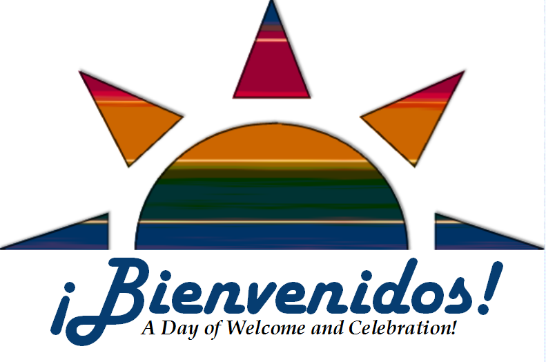 Graphic for Bienvenidos event with Sunburst